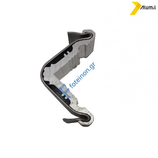 Γωνία σύνδεσης για προφιλ M 19700,M 19702 27,5*15*27,5 CAL σειρας Alumil M 9660 11315275CAL