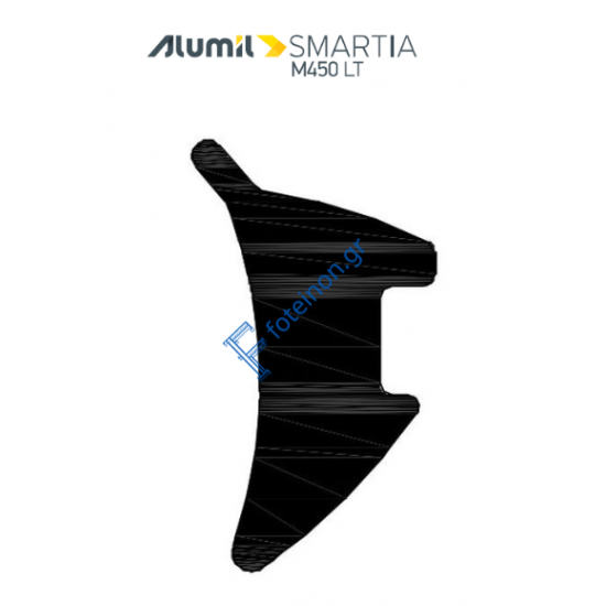 ΕΛΑΣΤΙΚΟ ΣΦΗΝΑ ΤΖΑΜΙΟΥ 3mm EPDM μαύρο της σειράς M450 LT Alumil 2000900301 (τιμή μέτρου)