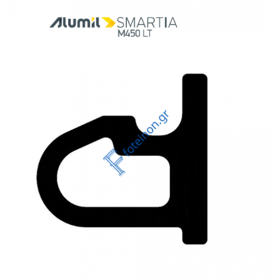 PVC συγκράτησης σίτας 3m Alumil 2401464903