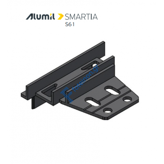 Τάπα για Μπινί Περιμετρικού μηχανισμού S61879 σειράς S61 Smartia Alumil 3007765903