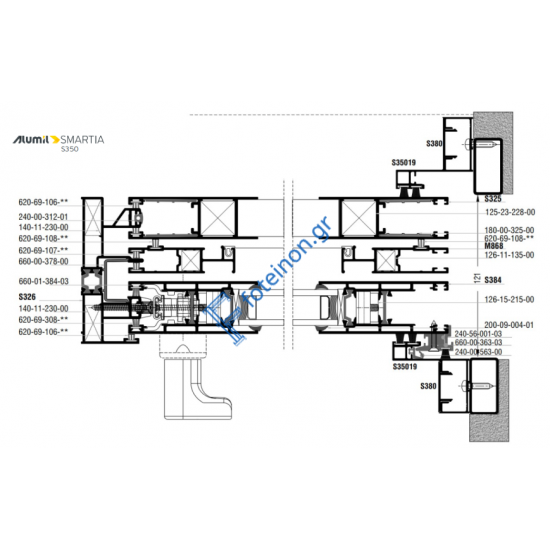 Εξαρτηματα για 1Φ. ΧΩΝ.ΤΖ-ΣΙ-ΠΑ  S326 - S384 - Μ868 S325 της σειράς S350