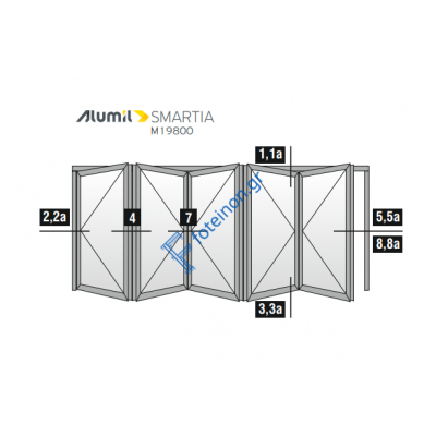 Εξαρτηματα για 5Φ. Φυσούνα Μ19838-Μ19847-M9834 σειράς  M19800