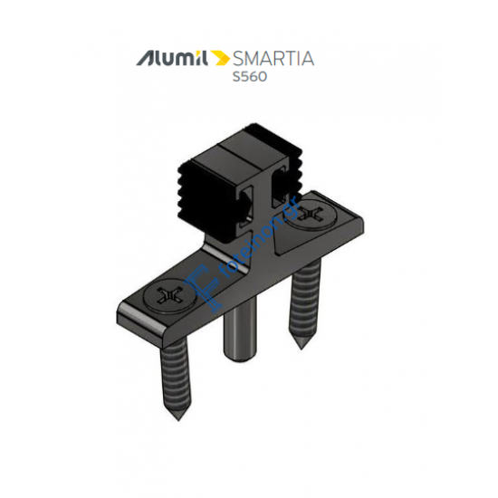 Άνω Στόπερ φιλητών χαμηλού οδηγού S560 Alumil 6603056300