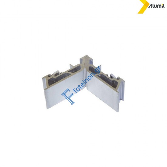 Γωνία σύνδεσης  πρέσσας 23x27mm Alumil 1252327000
