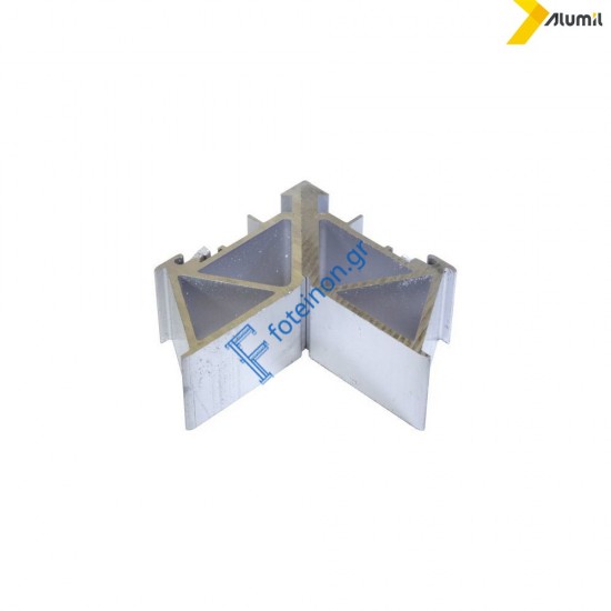 Γωνία σύνδεσης  πρέσσας 43x22,4mm Alumil 1254322000