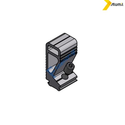 Σύνδεσμος ταυ εσωτερικός 19,8mm με βίδα Η4 S67 Alumil 1607723000