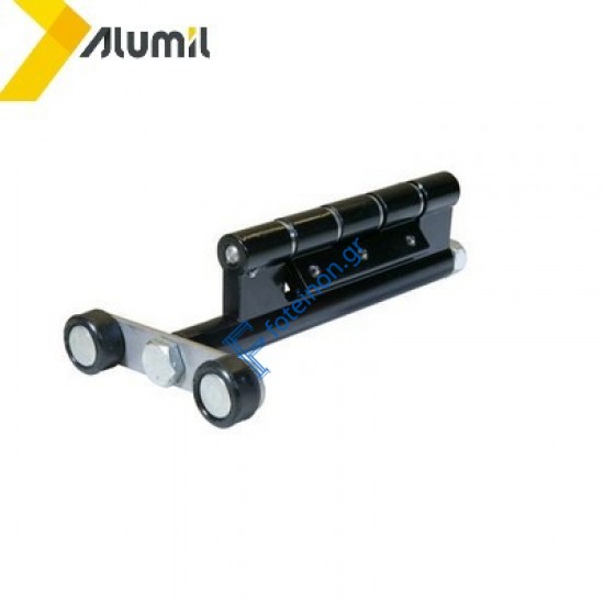 Μεντεσές Κάτω Φυσούνας της σειράς M9800 Alumil 3509820003 σε χρώμα Μαύρο