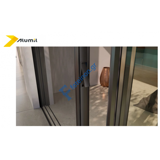 ΚΙΤ Σίτας Integrated Flyscreen IFS Alumil – Για Minimal Συρόμενα Κουφώματα – Συμβατή με Σύστημα M630