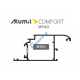 Φύλλο European Groove M989 σειράς Μ940 Comfort Alumil 6m σε χρώμα λευκό 9016
