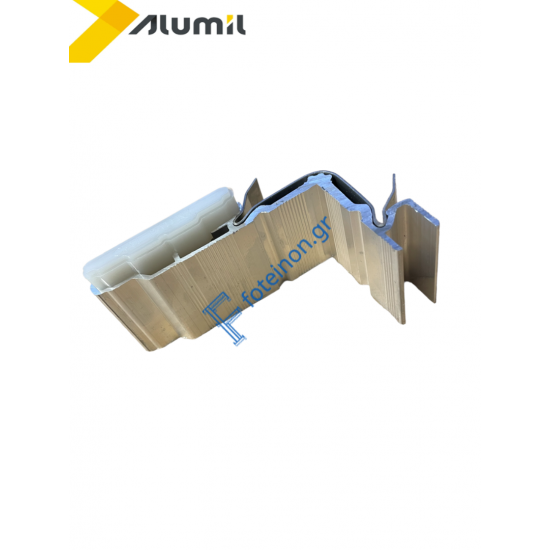 Γωνία σύνδεσης με τεφλόν Cal (41.5x23x40.5) περιμετρικού για προφίλ M9518,Μ9400 της σειράς M9400 Alumil 11323416CALΠΕΡ