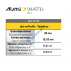 Πρόσθετο S77010 σειράς S61 Smartia Alumil 6,5m σε χρώμα λευκό 9016
