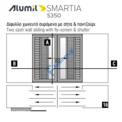 Εξαρτηματα για 2Φ. ΤΖ-ΣΙ-ΠΑ S388 - S384 - S490 - S325  της σειράς S350 