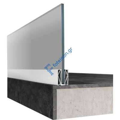 Σετ προφιλ + εξαρτηματα για Μ8207 8+8 triplex Σύστημα επιδαπέδιας στήριξης.