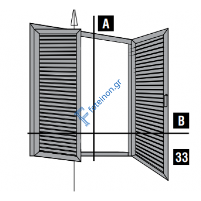 Εξαρτηματα για 2φ Ανοιγόμενο ΠΑ Μ9518 - Μ9372 της σειράς Μ9400 