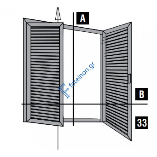 Εξαρτηματα για 2φ Ανοιγόμενο ΠΑ Μ9518 - Μ9372 της σειράς Μ9400