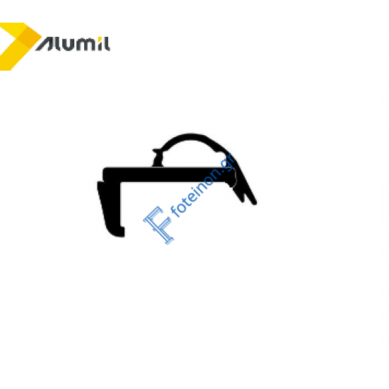 ΠΗΧΑΚΙ ΠΟΛΥΑΜΙΔΙΟΥ 6m Μ20650, S67 Alumil 4700365003