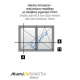 Εξαρτηματα για 2φ Ανοιγόμενο ΤΖ  Μ19652 Μ19702 της σειράς  Μ9660 περιμετρικό
