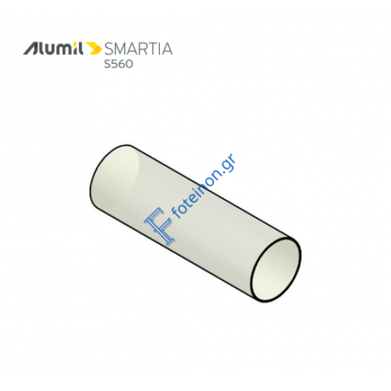 Επέκταση βαλβίδας απορροής R12x50 λευκή Alumil