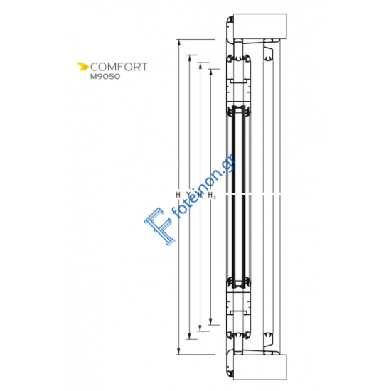 Εξαρτηματα για 2Φ. επάλληλο με σίτα Μ9064 Μ9062 Μ9228 της σειράς  Μ9050