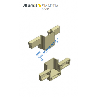Ζεύγος συνδέσμων (τάπες) προσθέτου S30538 Alumil 3113053800