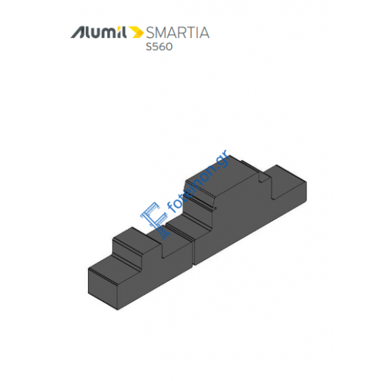 Σετ φραγμού θαλάμου κάσας S30562 Alumil 3153056200