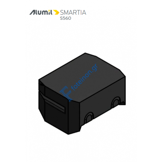 Ελαστικό βάσης Τάπας μπινιού για προφίλ S30590 σειράς S560 Smartia Alumil 3110259003