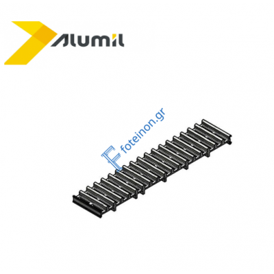 Σχάρα υδατολεκάνης αλουμινίου ανοδίωση ασημί για M630 & S560LT 243mm X-101020 6603100000-0982 Alumil