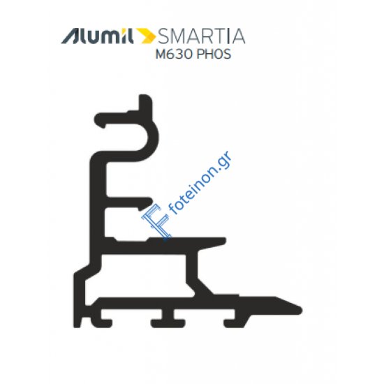 PVC γάντζου για M630 6600063600 Alumil