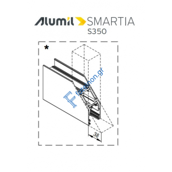 Εξαρτήματα για 2Φ. επάλληλο με στενό γάντζο και με στενή  σίτα  S398 S384 S356 S490 S371 της σειράς S350