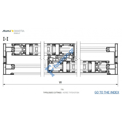 Εξαρτηματα για 2Φ. επάλληλο με σίτα S35328 - S35013 - Μ868 της σειράς S350 LT
