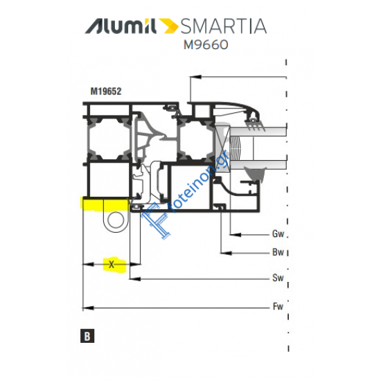 Εξαρτηματα για 2φ Ανοιγόμενο ΤΖ Μ19652 - Μ19674 M9660 Camera
