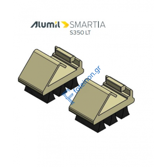 Ζεύγος προσθέτου με βουρτσάκια για τάπα 3113501700 S350 LT 3113511700 Alumil