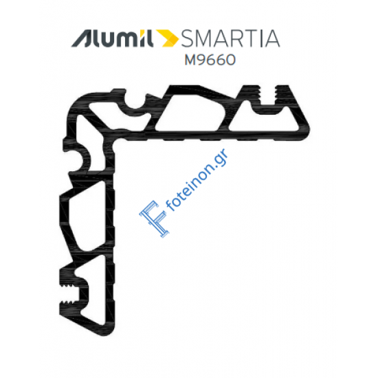 Γωνιά σύνδεσης με ρειζ 15x19,2mm για κάσα Μ19620 της σειράς Μ9660 PHOS 1141519200