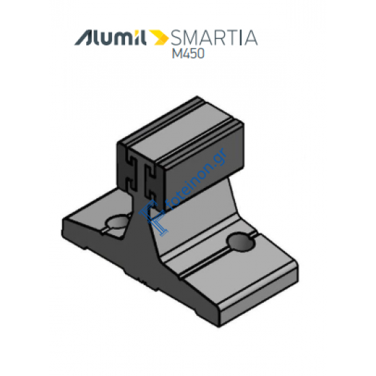 Στόπερ 20mm για οδηγούς M4522, M4524 ,M4526, M4530, M4532, M4534, M4536, M4556, της σειράς M450 Alumil 6602045000