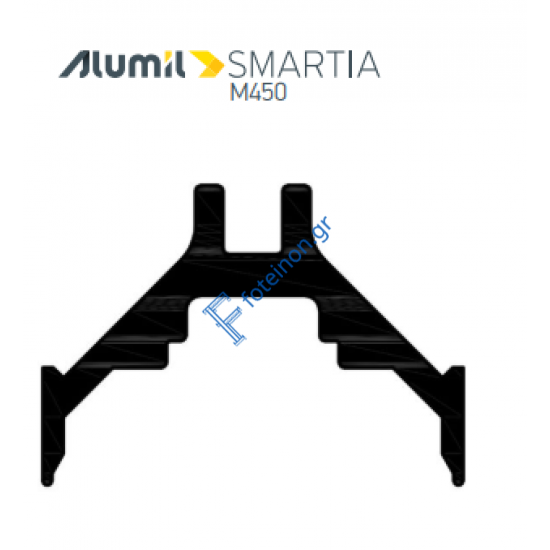 Pvc Φύλλου για απλά συρόμενα M4538, M4540, M4544 της σειράς  M450 μήκος 4,6m 6604540003