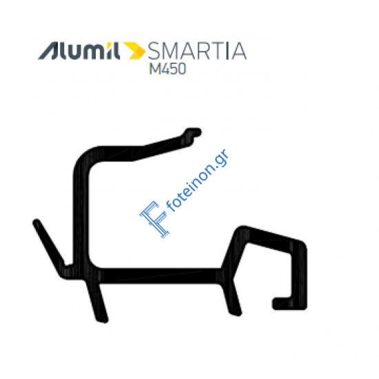 PVC πολυαμίδιο οδηγών M4538, M4534, M4536, M4530, M4526 της σειράς M450 Alumil μήκος 6m 6604530003