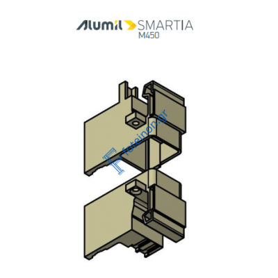 Ζεύγος θερμοδιακοπής χωνευτού οδηγού M4536, M4534, M4532, M4530, M4526, M4568 της σειράς M450 Alumil 3114526000