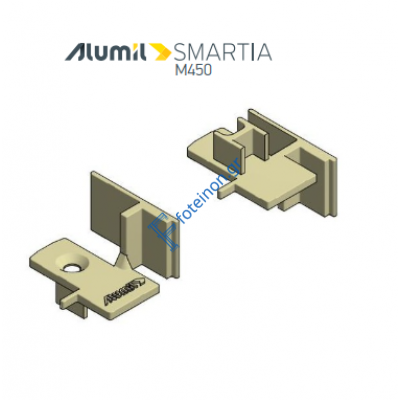 Ζεύγος Ταπών Μπινί Παντζουριού, φιλητού, M4560 της σειράς M450 Alumil 3000456000