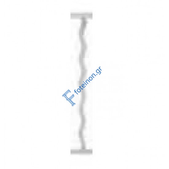 Παραδοσιακό Μοτίφ κάγκελο αλουμινίου (85-56 Ζικ-Ζακ) Aluminco 85cm