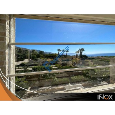 Γκιλοτίνα Αλουμινίου G100 – Ανακλινόμενο Κούφωμα για Επαγγελματικούς Χώρους