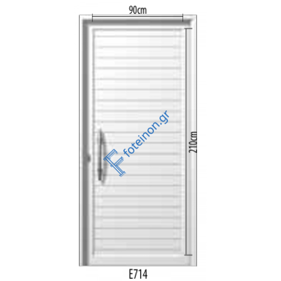Πάνελ αλουμινίου Aluminco E714 σε χρώμα λευκό 9016