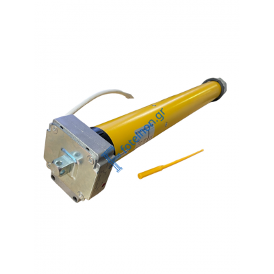 Σωληνωτό μοτέρ με μανιβέλα για ρολά AOK AM45 20Nm για άξονα Φ60 (έως 36kg)