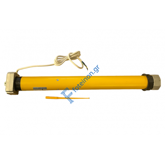 Σωληνωτό μοτέρ με μανιβέλα για ρολά AOK AM45 50Nm για άξονα Φ60 (έως 90kg)