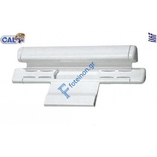 Χούφτα CAL Doublex OVAL με λαβή για φιλητά συρόμενα κουφώματα για πόρτες και παράθυρα λευκή