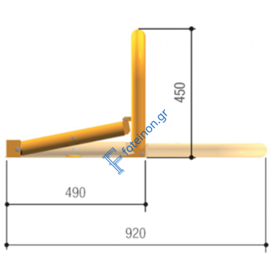 CAME UNIPARK S ΚΙΤ Σετ Αυτόματο Πτυσσόμενο Μπαράκι Πάρκινγκ