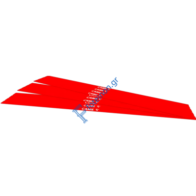 20 PCS. RED REFLECTIVE ADHESIVE STRIPS