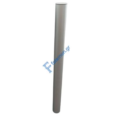 Λαβή πόρτας αλουμινίου στρογγυλή Φ32 – Μήκος 40 cm – Χρώμα Inox Ανοικτό Ματ (C56) - Convex