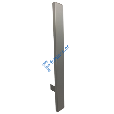 Λαβή πόρτας αλουμινίου παραλληλόγραμμη τύπου λάμας (40x15mm) – Μήκος 40 cm – Χρώμα Inox Ανοικτό Ματ (C56) - Convex