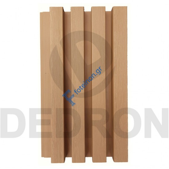 WPC Επένδυση Τοίχου 26x170x2900 χρώμα Δρυς (Ν002) τιμή βέργας 2,90m