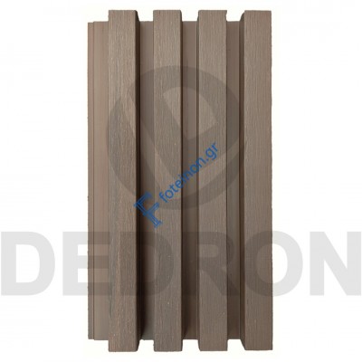 WPC Επένδυση Τοίχου 26x170x2900 χρώμα Καφέ Σκούρο (Ν008) τιμή βέργας 2.90m